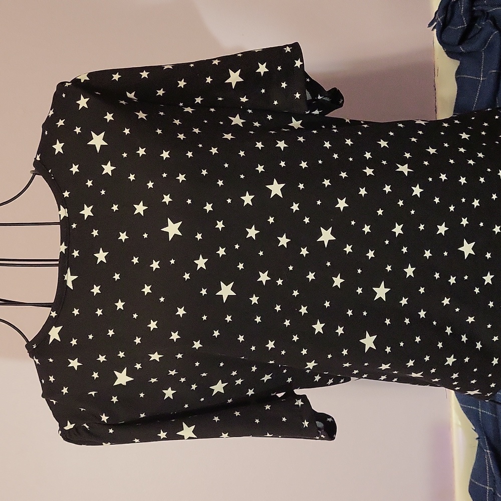 Brushed star print sportswear